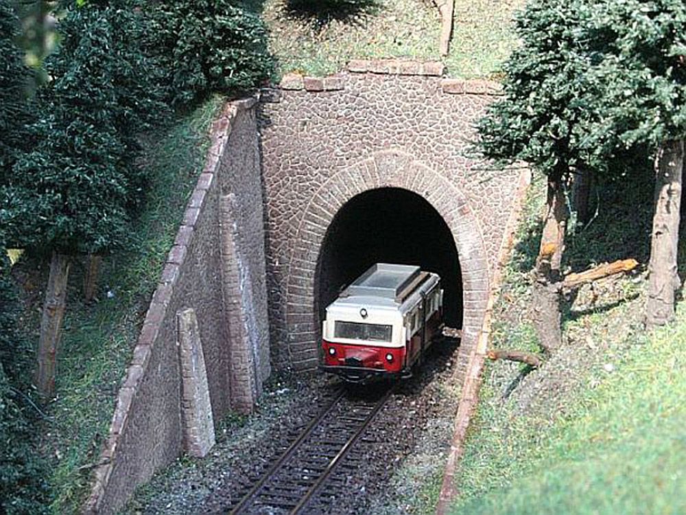 Tunnelstartset eingleisig, Spur N, 1:160