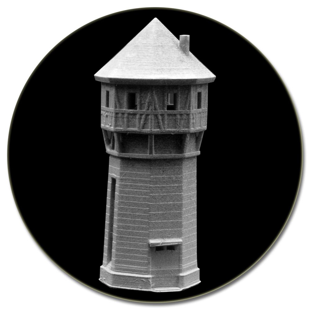 Wasserturm unbemalt, Spur T, 1:450
