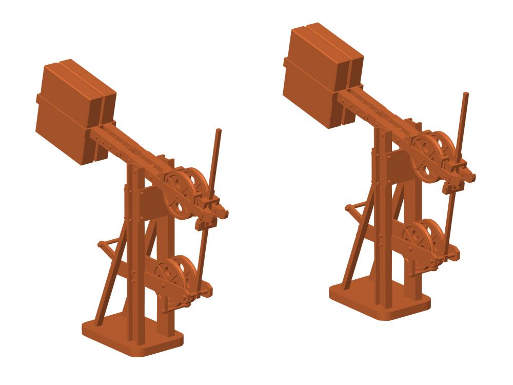 Weichenspannwerk, 2 Stück, Spur H0, 1:87