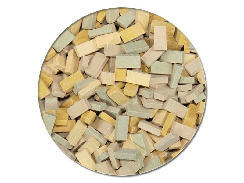 Ziegelsteine NF beige Mix, 6.000 Stück, Spur H0, 1:87