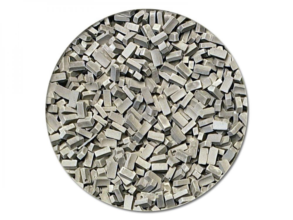 Ziegel (NF) hellgrau, 9.000 Stück, Spur TT 1:120, N 1:160