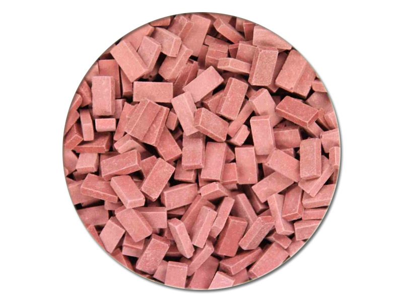 Ziegelsteine NF ziegelrot dunkel, 3.000 Stück, Spur H0, 1:87